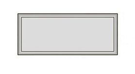 Цоколь для дверей Браво, Ф-17 (Шоколад) 